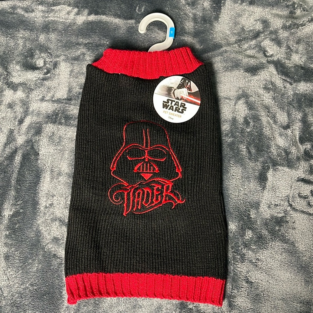 🆕STAR WARS Darthvader Dog Sweater ~ Small
